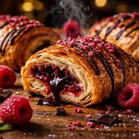 Raspberry Pain Au Chocolat Raspberry Chocolate Croissants