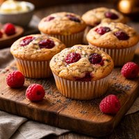 Raspberry Poppy Seed Muffins