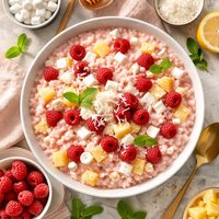 Raspberry Tapioca Salad