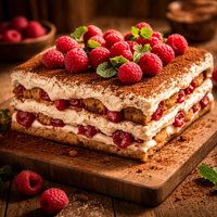 Raspberry Tiramisu