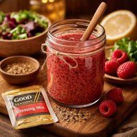 Raspberry Vinaigrette Using Good Seasons Mix