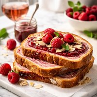Raspberry Wine Toaster Bread