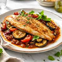 Ratatouille with Sole