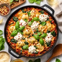 Ravioli Skillet Lasagna Florentine