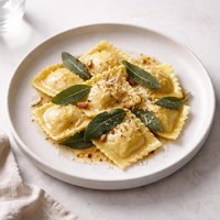 Ravioli with Brown Butter and Sage Sauce