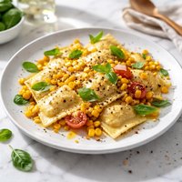 Ravioli with Corn a