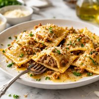 Ravioli with Meat Filling