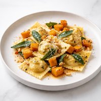 Ravioli with Roasted Squash and Sage Brown Butter