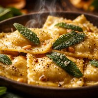 Ravioli with Sage Butter Sauce