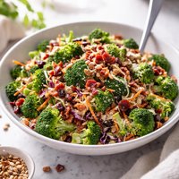Raw Broccoli Salad