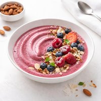 Raw Food Almond Based Berry Smoothie