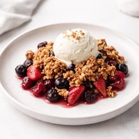 Raw Mixed Berry Crisp