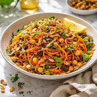 Raw Vegan Moroccan Carrot Salad