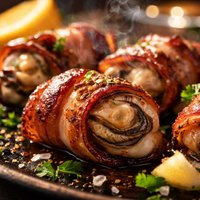 Real Tasty Bacon Wrapped Oysters
