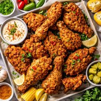 Really Crispy Spicy Cajun Fried Chicken