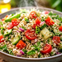 Really Fresh Raw Quinoa Salad Raw Vegan Gluten Free