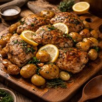 Reasonable Lemon Chicken and Potatoes