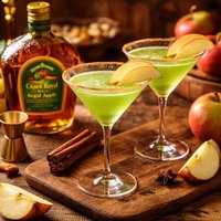 Red Appletini Crown Royal Apple Martini