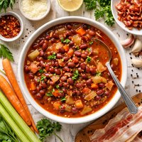 Red Bean and Bacon Soup