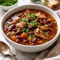 Red Bean Soup with Smoked Turkey