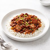 Red Beans and Rice with Ham and Chorizo