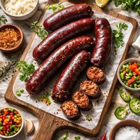 Red Boudin Boudain Rouge Cajun Blood Sausage