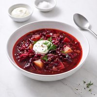 Red Cabbage Borscht