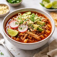Red Chicken Posole Pozole
