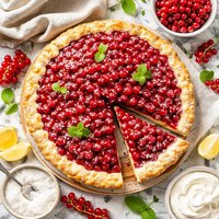 Red Currant Pie or Is It Cake