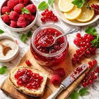 Red Currant Raspberry Jelly