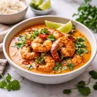 Red Curry Prawns