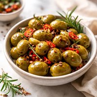 Red Hot Green Olives