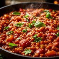 Red Lentil Spaghetti Sauce