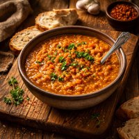 Red Lentil Thermos Soup