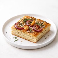 Red Onion Garlic and Rosemary Focaccia
