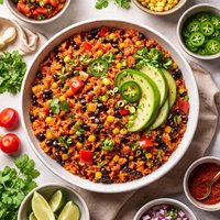 Red Rice Salsa Rice