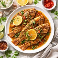 Red Snapper with Spicy Orange Sauce
