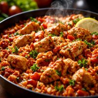 Red Tomato Chicken and Rice