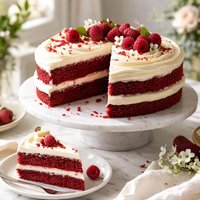 Red Velvet Cake with Cream Cheese Icing
