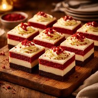 Red Velvet Cheesecake Squares