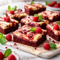 Red Velvet Cheesecake Swirl Brownies