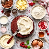 Red Velvet Chocolate Cake Icing