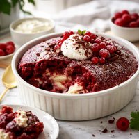 Red Velvet Pudding Cake