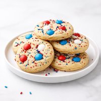 Red White N Blue Cookies