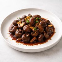 Red Wine and Garlic Mushrooms