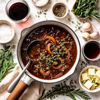Red Wine Herb and Onion Gravy