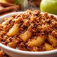 Reduced Carb Apple Crisp