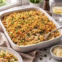 Reduced Fat Dijon Tuna Noodle Casserole