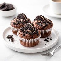 Reduced Fat Oreo Cookie Muffins