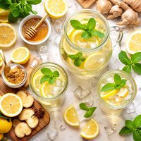 Refreshing Ginger Lemonade